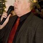 Craig Howard, the head SOU football coach, talks about the teams prospects next season during the signing party at Louie's on Wednesday. Photo by Troy Goossen/The Siskiyou