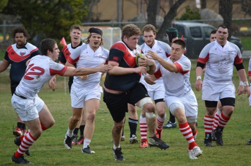 Ronson Hill scored two tries in the match against Pacific