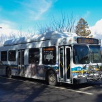 A RVTD bus making it's daily rounds. (Karoline Curcin/The Siskiyou)