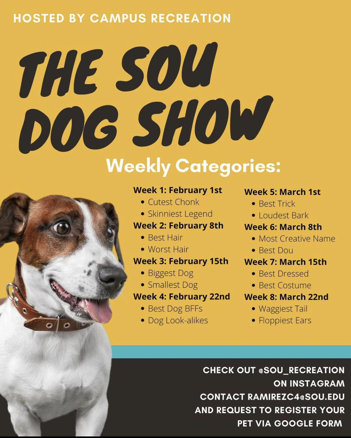 Compete in the Student Recreation Center's Dog Show – The Siskiyou - Vimarsana News