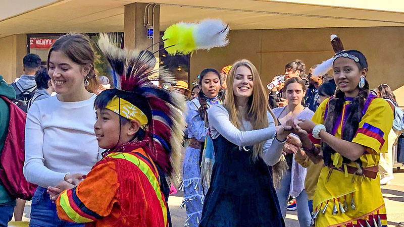 SOU students participate in Native American Tribes Celebration